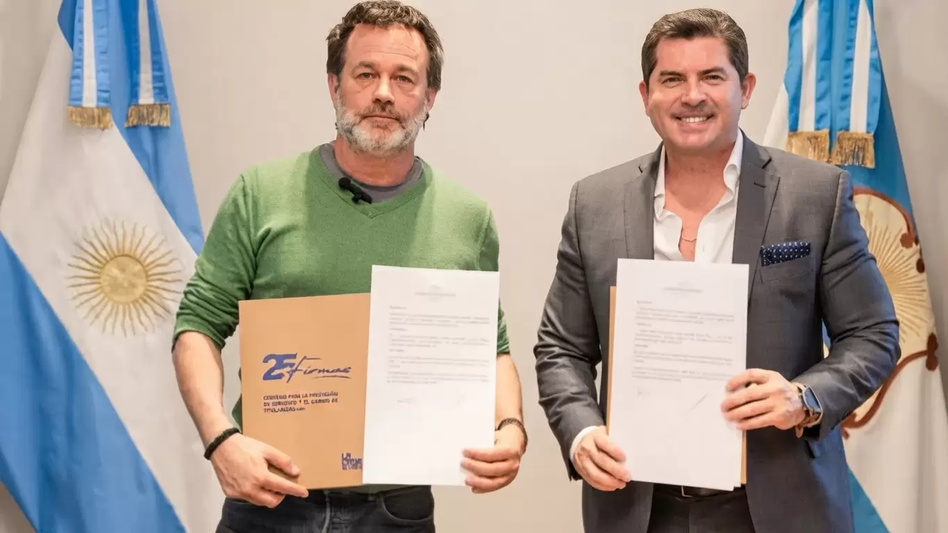Orrego sumó a Gastón Pauls a un plan para llevar la prevención de adicciones a toda la provincia
