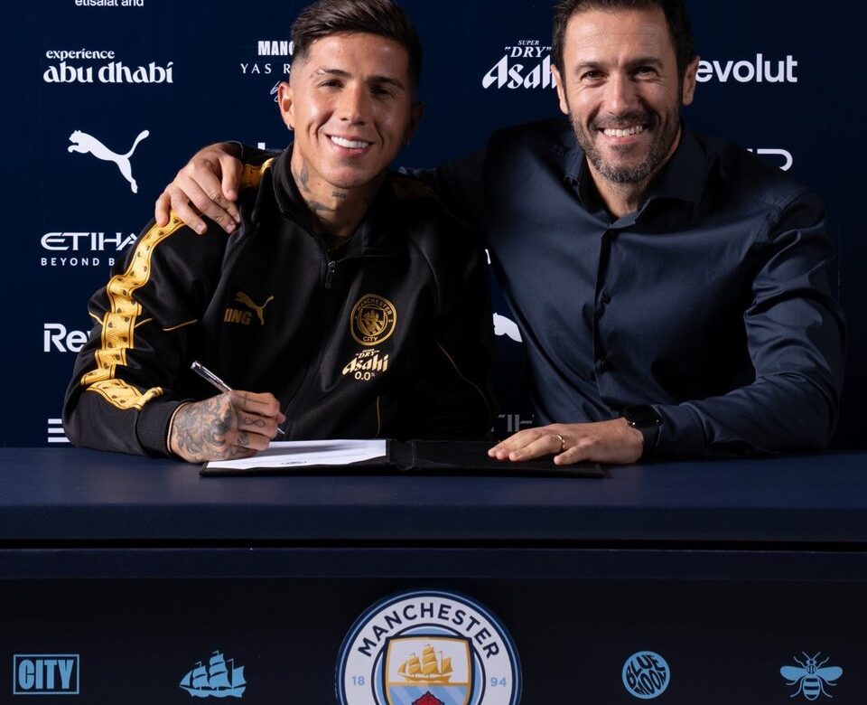 Enzo Fernández fue transferido al Manchester City en una operación récord