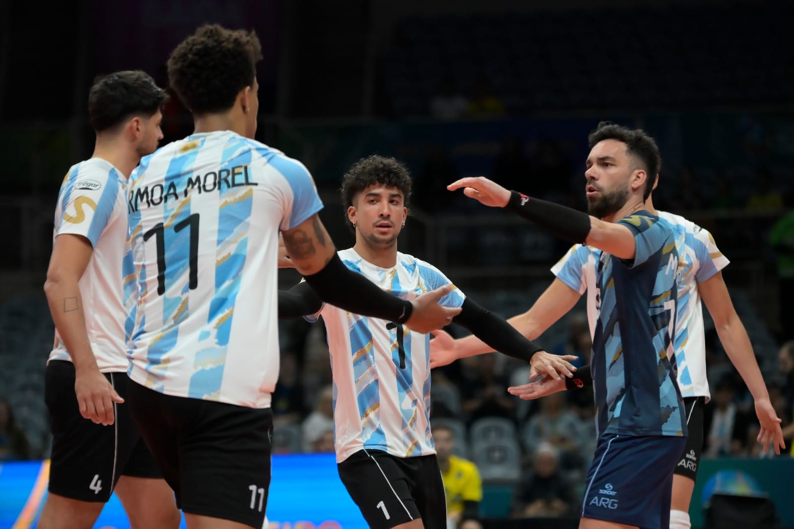 La Selección Argentina de vóley logró su tercer triunfo consecutivo en el Sudamericano