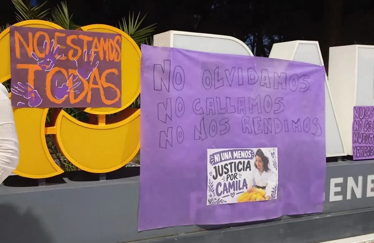 Otra marcha por Camila en Barreal: dolor, reclamo de justicia y malestar entre sus compañeros de Gendarmería