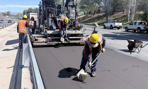 Circunvalación: comenzó la colocación del nuevo asfalto