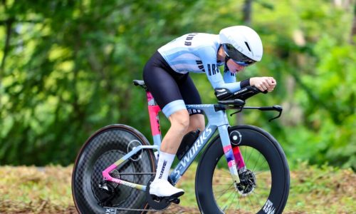 Mateo Kalejman y Delfina Dibella representaron a la Argentina en el Mundial de Ciclismo de Montreal